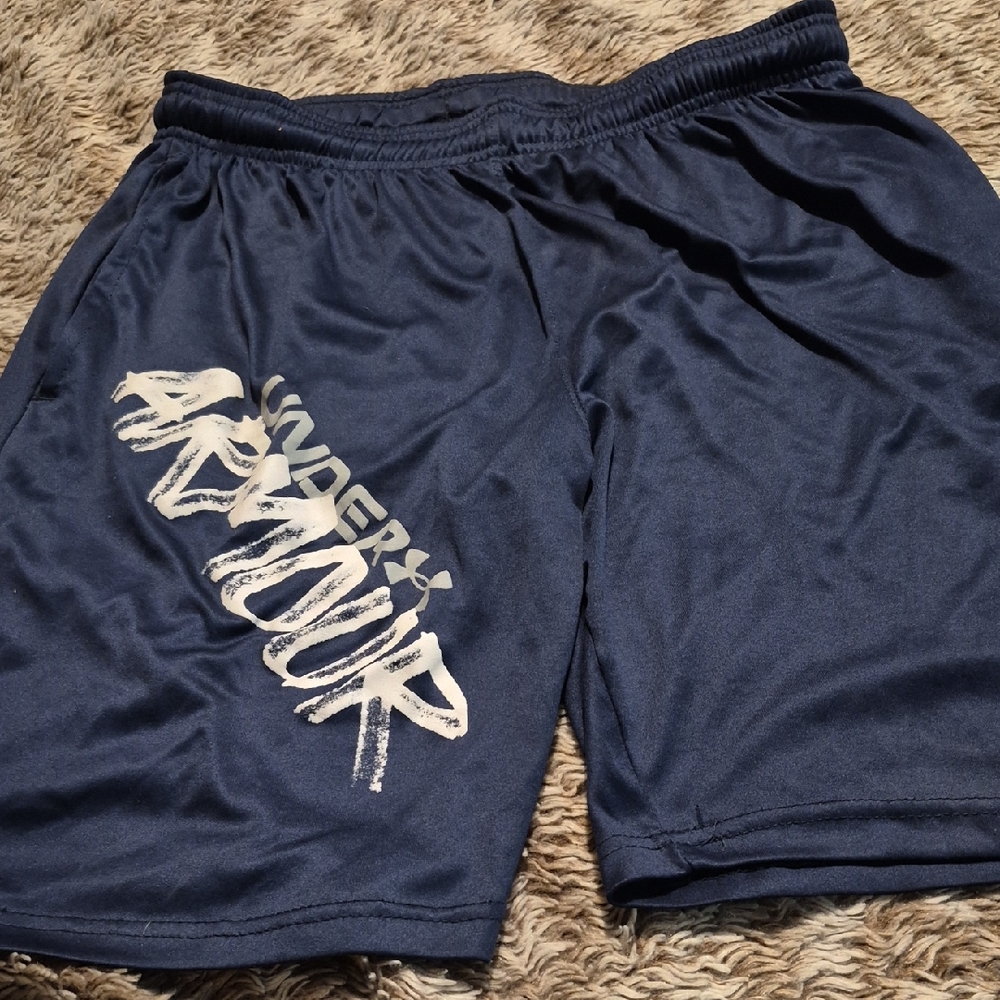 Under Armour Men's Dark Blue Athletic Shorts